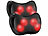 newgen medicals 2er-Set Shiatsu-Massagekissen mit Wärmefunktion, 4 Massageköpfe newgen medicals Shiatsu Massagekissen