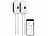 Royal Gardineer 2er-Set Boden-Feuchtigkeits-/Temperatur-Sensoren, Bluetooth-komp., App Royal Gardineer Smarte Pflanzen-Bodenfeuchtigkeits- & Temperatursensoren