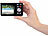 Somikon Digitale Kompaktkamera mit 64 MP, 5K, Autofokus, 16-facher Digitalzoom Somikon Digitalkameras mit nativer 4K-Auflösung und Autofokus