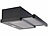 Rosenstein & Söhne Flachschirm-Dunstabzugshaube, Umluft, 350m³/Std. Saugleistung, schwarz Rosenstein & Söhne Flachschirm-Dunstabzugshauben Umluft/Abluft, Unterbau 