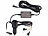Lescars 4K-UHD-Dashcam, GPS, 1,47"-IPS-Display, G-Sensor, Rückfahrkamera, App Lescars WLAN-GPS-Dashcams mit Display, Rückfahrkamera und App