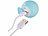 Sweetypet 2er-Set Akku-Katzenspielzeuge mit LED-Licht, blau und pink Sweetypet Akku-Katzenspielzeuge mit LED