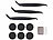 Semptec Urban Survival Technology 16in1-Fahrrad-Multitool-Werkzeug mit Reifen-Reparatur-Set und Tasche Semptec Urban Survival Technology 16in1-Fahrrad-Werkzeuge mit Reifen-Reparatur-Set