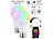 Luminea Home Control 2er-Set LED-Lampen E27, RGB-CCT, 9W, 806 Lumen, ZigBee-kompatibel Luminea Home Control
