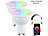 Luminea Home Control 2er-Set LED-Spots GU10, RGB-CCT, 4,8 W (ersetzt 35 W), für ZigBee Luminea Home Control