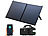 revolt Solar-Generator mit Solarpanel, 1.228 Wh, 2x 230 V, 1.000 W, App revolt 2in1-Solar-Generatoren & Powerbanks, mit externer Solarzelle