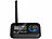 auvisio 2in1-Audio-Sender und -Empfänger mit Bluetooth 5, TOSLINK, LED-Display auvisio Audio-Transmitter & -Receiver mit Bluetooth