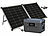 revolt Powerstation & Solar-Generator mit 240-W-Solarpanel, 1.920 Wh, 2.400 W revolt Fensterbank-Solar-Kraftwerke: 230-Volt-Powerstation und Solarmodul