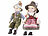 PEARL Sammler-Porzellan-Puppe Set  "Anna" und "Anton", 34 und 36 cm PEARL