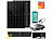 DAH Solar 425-W-Zaunkraftwerk mit Glas-Glas-Solarmodul, WLAN-Wechselrichter, App DAH Solar Zaun- und Terrassen-Kraftwerke