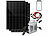 DAH Solar 850-Watt-Zaunkraftwerk mit 2 Solarmodulen, WLAN-Wechselrichter und App DAH Solar