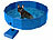 Sweetypet Faltbarer XL-Hundepool mit rutschfestem Boden, 120x30 cm, blau Sweetypet Faltbare Hundepools