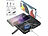 revolt 2er-Set 3in1-Wireless-Powerbank für iPhone & AppleWatch, USB-C PD revolt