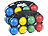 PEARL 2er-Set Boule- & Boccia-Spiele mit Kunststoff-Kugeln und Tragekorb PEARL Boule-Spiele