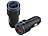 revolt 2er-Set 63-W-Kfz-USB-Netzteile aus Aluminium, PD 3.0 mit 45 W, 12/24 V revolt Kfz-USB-Netzteile mit Quick Charge