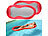 infactory 2er-Set Wasserhängematten 200 x 90 cm inklusive Transport-Tasche infactory Wasserhängematten