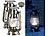 Lunartec 2er-Set helle Solar-LED-Sturmlampe, 200 lm, 3 W, warmweiß, bronze Lunartec LED-Sturmlaternen mit Solar-Betrieb