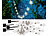 Lunartec 4er-Set Solar-LED-Lichterkette im Glühbirnen-Look, 12 Birnen, 8,5 m Lunartec LED-Solar-Lichterketten in Glühbirnenform