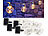 Lunartec 4er-Set Solar-LED-Lichterkette mit 10 LED Glühbirnen, 1,8 Meter, IP44 Lunartec LED-Solar-Lichterketten in Glühbirnenform 