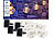 Lunartec 4er-Set Solar-LED-Lichterkette mit 10 LED Glühbirnen, 1,8 Meter, IP44 Lunartec LED-Solar-Lichterketten in Glühbirnenform 