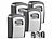 Xcase 4er-Set Mini-Schlüssel-Safe zur Wandmontage, Zahlenschloss Xcase Mini-Schlüsselsafes mit Zahlenschloss zur Wandmontage