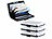 Xcase 4er-Set edle RFID-Kartenetuis aus Aluminium, Schutz für 6 Chip-Karten Xcase RFID-Kartenetuis