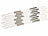 Carlo Milano 8er-Set Fiberglas-Dochte für Gartenfackeln, 0,6 x 15 cm (Ø x L) Carlo Milano Fiberglas-Dochte für Gartenfackeln