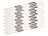 Carlo Milano 16er-Set Fiberglas-Dochte für Gartenfackeln, 0,6 x 15 cm (Ø x L) Carlo Milano Fiberglas-Dochte für Gartenfackeln