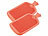PEARL 2er-Set Wärmflaschen, Größe XXL, rot, 2,3 Liter PEARL Wärmflaschen