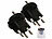 Max Hauri AG 2er-Set Fixadapter Typ 12, für Schutzkontakt-Stecker, 3-polig, schwarz Max Hauri AG Fixadapter Typ 12 für Schutzkontaktstecker, 3-polig