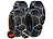 Lescars 2er-Set Schneeketten Größe XL für Reifen 235/55 R16 u.v.m. Lescars Schneeketten 