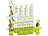 Royal Gardineer 8er-Set Pflanz-Türme mit Rankhilfe für Tomaten, mit 2,5-l-Wassertank Royal Gardineer Pflanztürme mit Wassertank