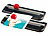 General Office 2er-Set 3in1-Rollen-Schneidemaschinen A4 mit 3 Klingenformen General Office Rollen-Schneidemaschinen