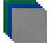 Playtastic 6er-Set Klemmbaustein-Platten für viele Marken, 255 x 255 mm Playtastic Baustein-Platten 