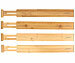 Carlo Milano 4er-Set verstellbare Schubladentrenner aus Bambus, 45,2 bis 52,3cm Carlo Milano Schubladentrenner