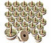 AGT 32er-Set Filzgleiter für Möbel und Möbelfüsse, Ø 25 mm AGT Filzgleiter für Möbel und Möbelfüße mit 25 mm Durchmesser, Schraubmontage