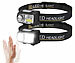 KryoLights 2er-Set LED-Akku-Stirnlampe , 200 m, 3 Watt, 4 Modi, Sensor, Rotlicht KryoLights LED-Akku-Stirnlampen