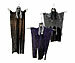 infactory 3er-Set Halloween-Dekoration zum Aufhängen, Skelett, Geist, Sensenmann infactory Halloween-Dekorationen zum Aufhängen, Skelette, Geister, Sensenmänner