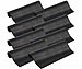 Rosenstein & Söhne 8er-Set Schubladen-Antirutschmatte,lebensmittelecht,30x150cm,schwarz Rosenstein & Söhne Schubladen-Antirutschmatten, lebensmittelecht, spülmaschinengeeignet, kälteresistent