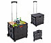 Xcase Klappbarer Einkaufstrolley, Teleskop-Griff, Deckel, 2 Rollen, bis 35kg Xcase Klappbare Einkaufstrolleys mit Teleskop-Griff und Rollen