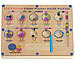 Playtastic Labyrinth Magnetspiel für Kinder mit Eis Muster, Farben, Zahlenlernen Playtastic 