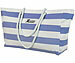 Xcase Wasserabweisende Strandtasche mit seitlicher Tasche, blau/weiß Xcase Strandtaschen