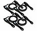 PEARL sports 4er-Set längenverstellbare Springseile, LCD-Zähler, bis 3 m PEARL sports Längenverstellbare Springseile mit LCD-Zähler