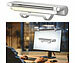 Sichler Haushaltsgeräte 2in1-LED-Leuchte mit Ventilator, CCT-LEDs, Akkubetrieb, 3-stufig Sichler Haushaltsgeräte LED-Leuchten mit Ventilator für Laptop & Wohnmobil, Akku