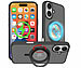 Xcase Stoßfeste Hülle für iPhone 16, MagSafe-kompatibel, 360°-Ständer Xcase Stoßfeste Hüllen für iPhone 16, MagSafe-kompatibel, 360°-Ständer