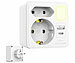 revolt 5in1-Mehrfach-Steckdosen-Adapter mit USB-C/A, Nachtlicht, 3.680 Watt revolt Mehrfach-Steckdosen-Adapter mit USB-Ports und Nachtlicht
