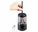 General Office Vollautomatischer Spitzer, Akku, Spiralklinge, Stifte mit 6,9-7,9 mm Ø General Office Vollautomatischer Profi-Bleistiftspitzer mit Spiralklingen und Akku