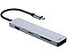 Callstel USB-Hub DeX Smartphone-PC-Adapter, USB C PD, 3xUSB 3.0, HDMI, SD, 60W Callstel DeX Smartphone-PC-Adapter und USB-Hubs