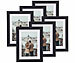 Your Design Set di 6 cornici con vetro acrilico robusto, 13 x 18 cm, nero Your Design cornici per foto con plexiglass robusto disponibile su eMall