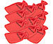 Lunartec Vliesbezug mit Stickerei für 1-Liter-Wärmflasche, rot, 10er-Set Lunartec Wärmflaschenbezüge
